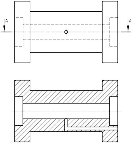 Σχήμα 4.17: Διαδικασία σχεδιασμού τομής (κάτοψη σε τομή).